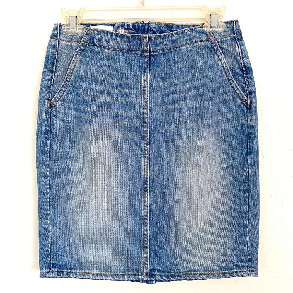 Vintage GAP 1969 Denim Pencil Skirt EUC